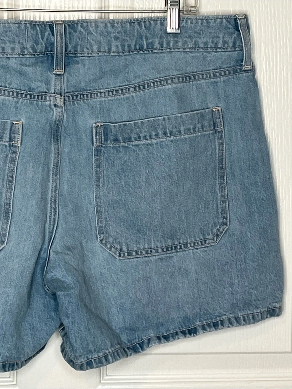 Hollister Low Rise Baggy Shorts Sz 14 / 32 Carpenter Loop Denim Jean Shorts